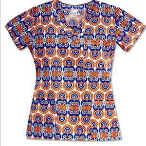 I 💕Scrubs Tribal Scrub Top
